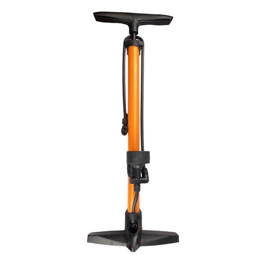 160 PSI High Pressure Bicycle Air Pump Alloy Floor Dual Valve Gauge