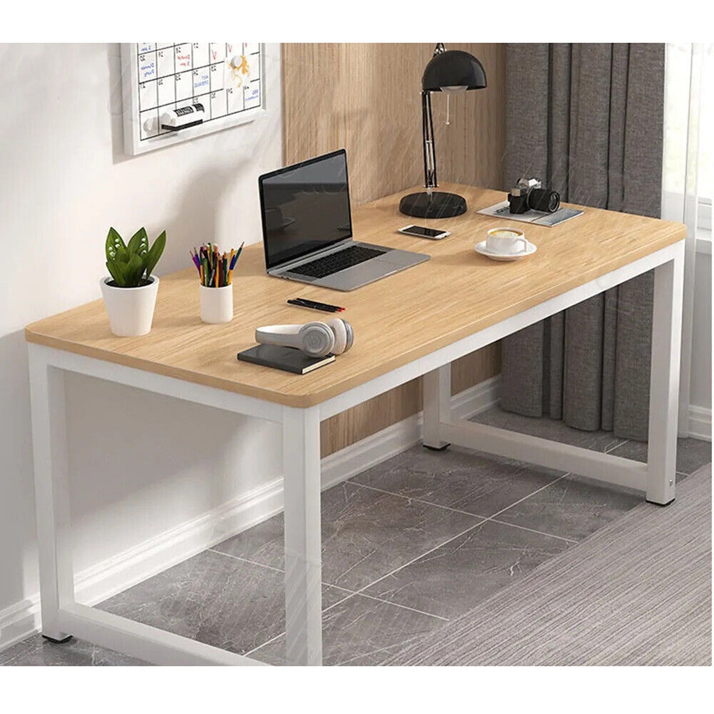 Computer Desk Workstation Study Table with Storage For Home Office