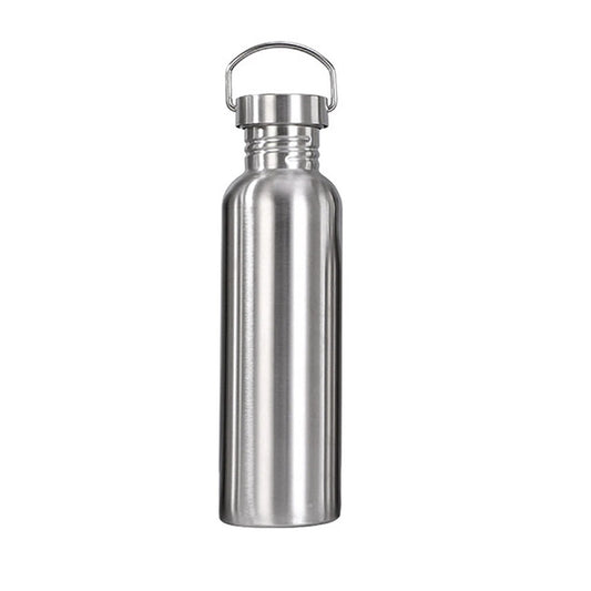 750ml Stainless Steel Motivational Water Bottle Sports Drink Flask