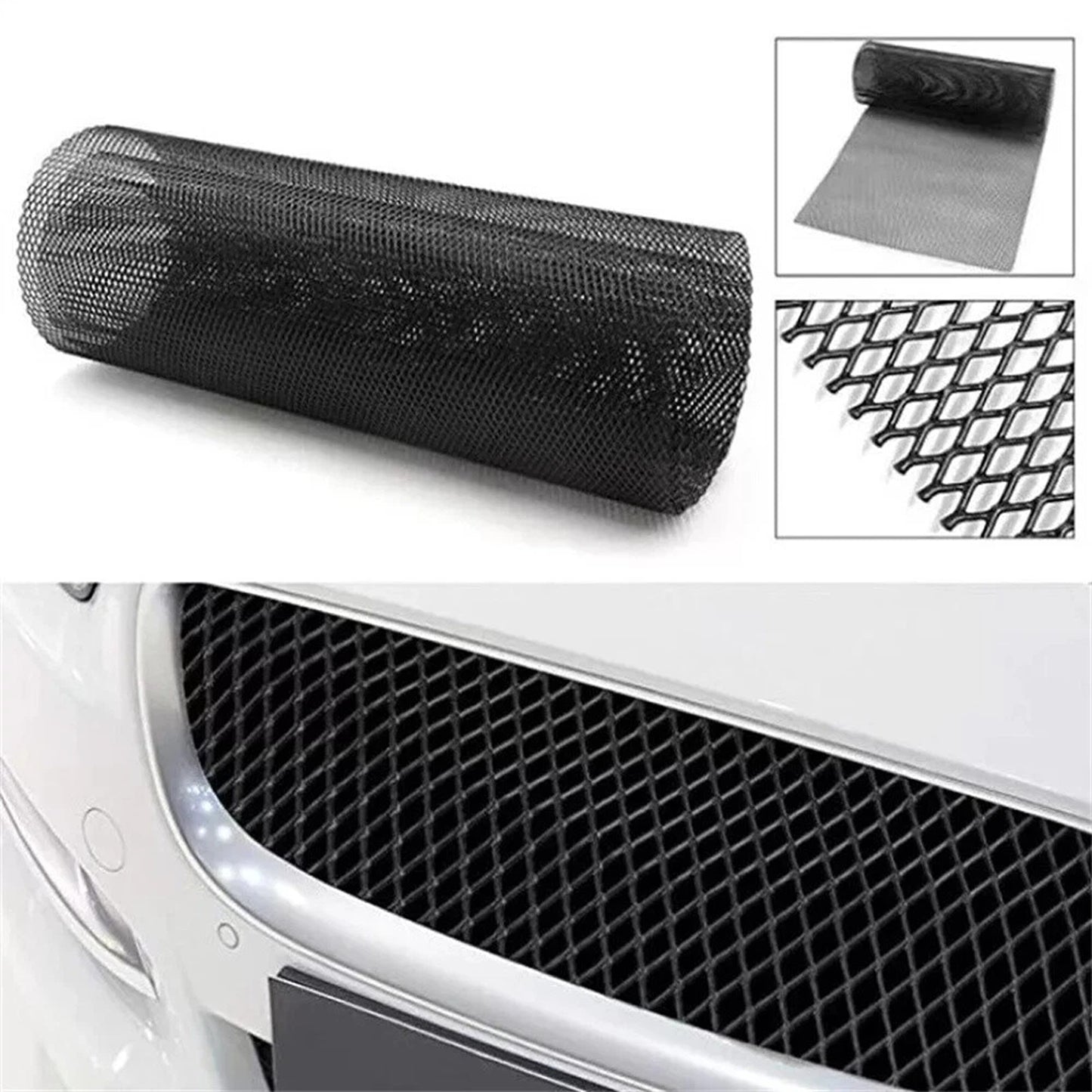 Universal Car Grille Mesh Aluminum Alloy Insert for Bumper