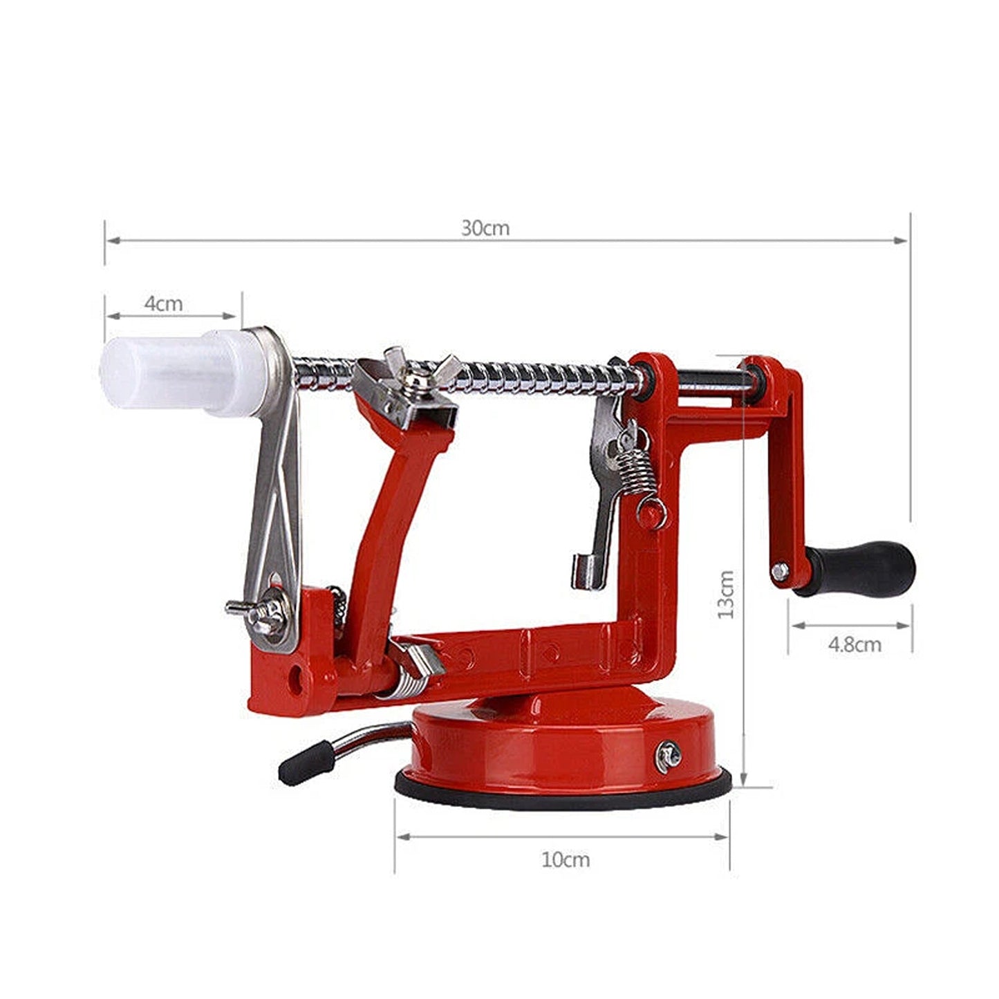 3 in 1 Apple Peeler Red Kitchen Tool Fruit Cutter Slicer and Corer