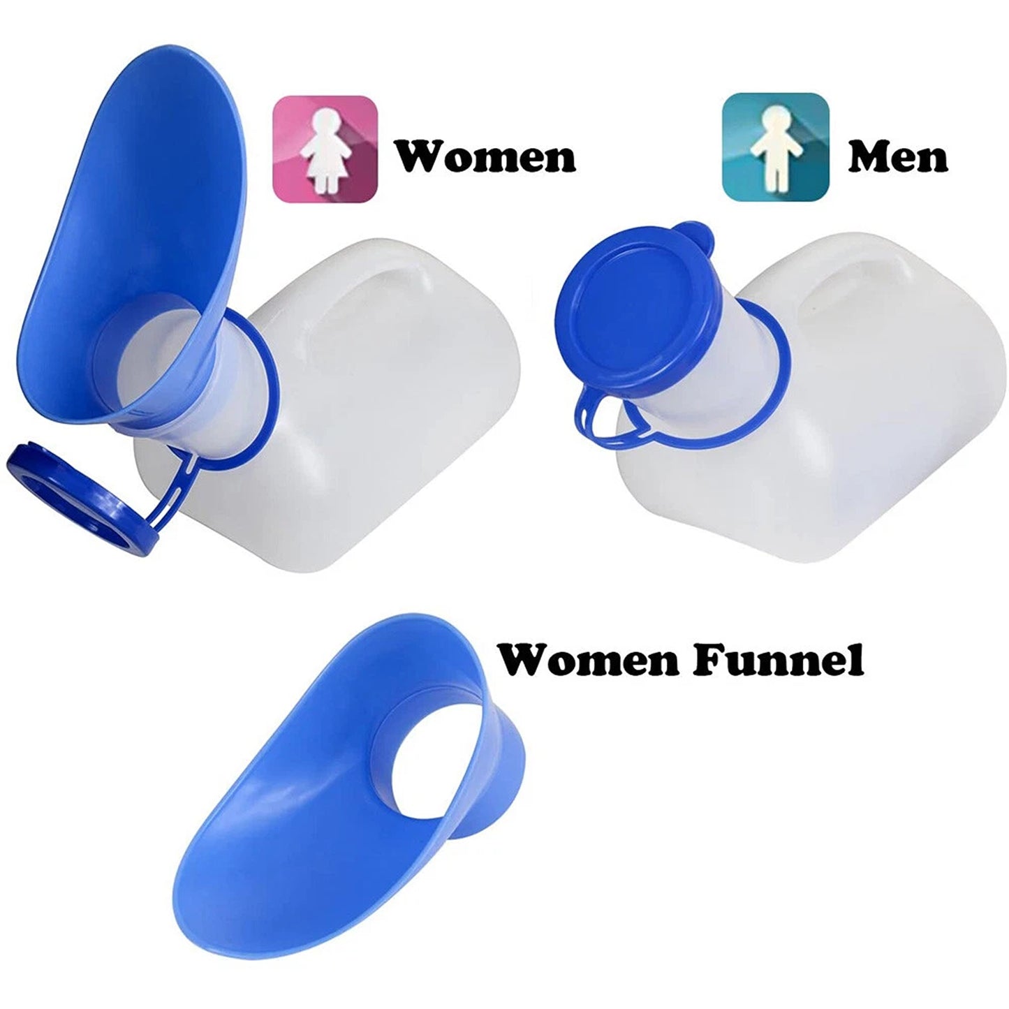 Portable Urinal Bottle for Men and Women Travel Camping