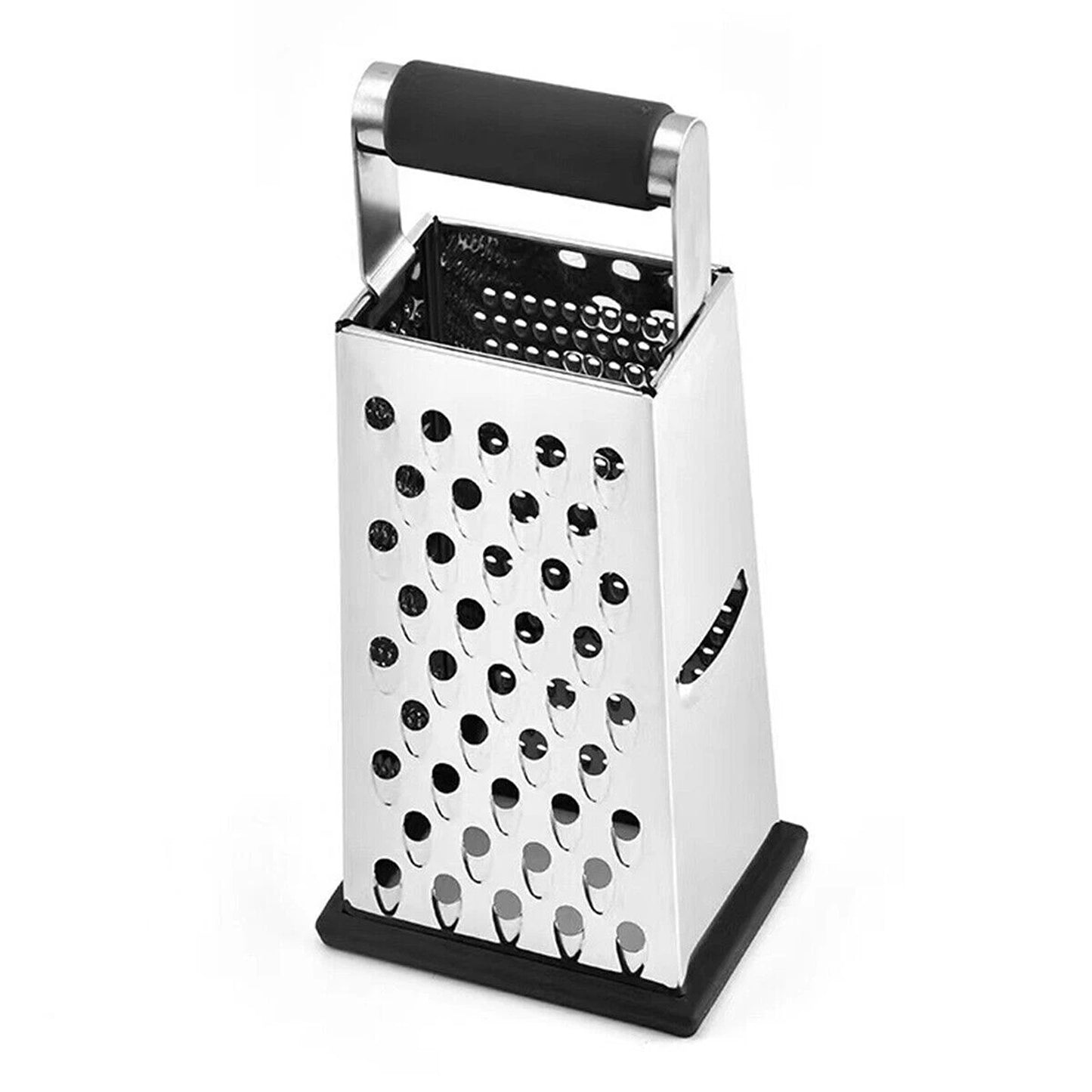 4 Sided Stainless Steel Food Grater for Cheese and Veggies