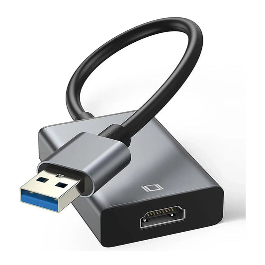 USB 3.0 to HDMI Adapter 1080P HD Converter Cable Male to Female for Windows 7-11