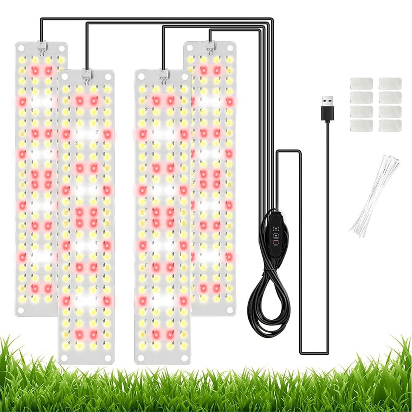LED Grow Light Full Spectrum Dimmable with Timer USB Plant Lamp