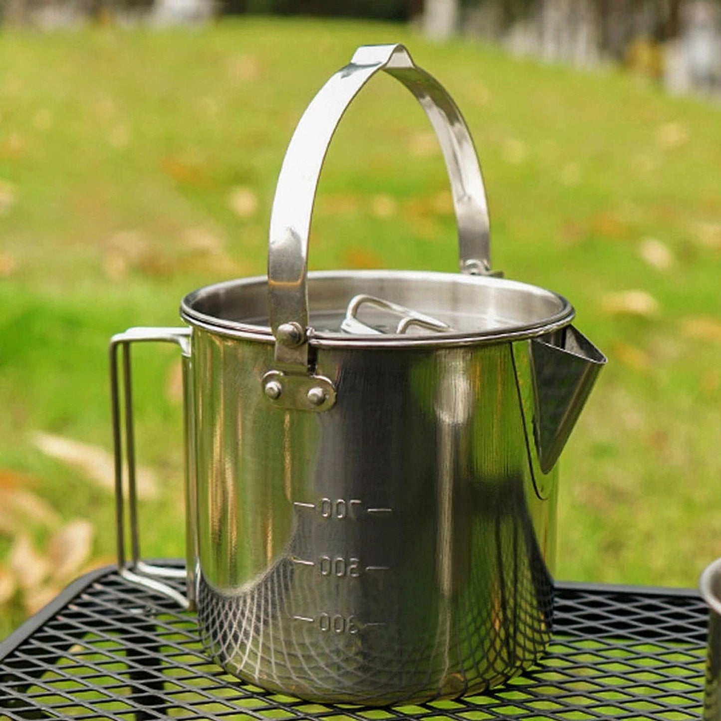 Camping Hanging Pot Portable Kettle Coffee Teapot