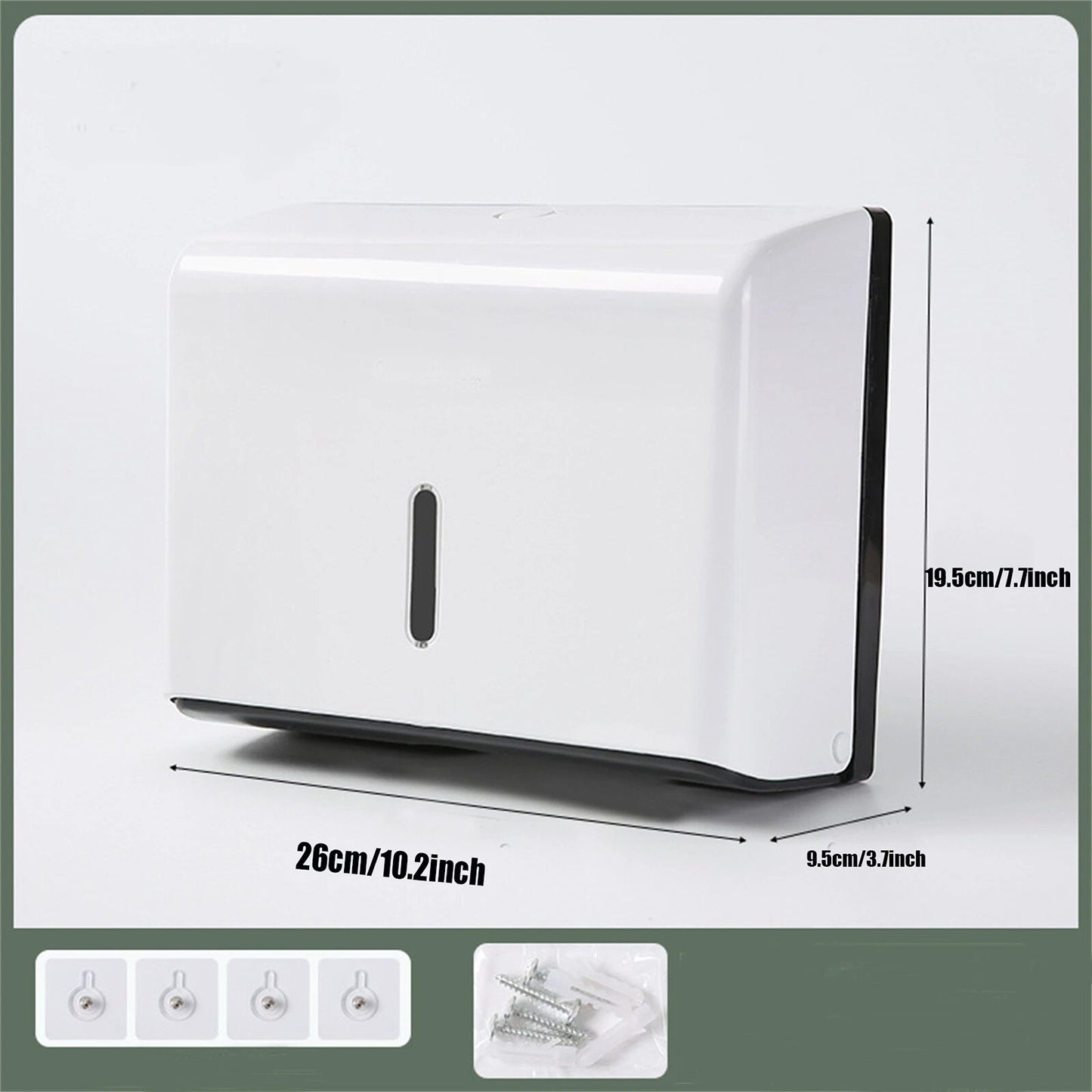 Durable Wall Mounted Paper Towel Rack for Kitchen and Bathroom