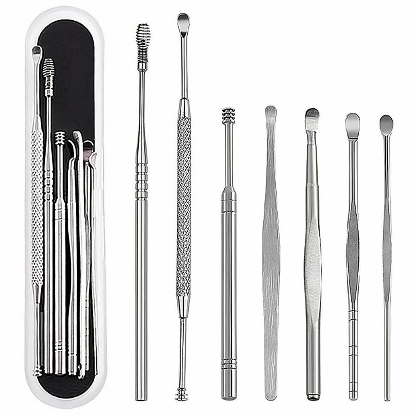 Stainless Steel Ear Wax Cleaner Picker - 7pcs