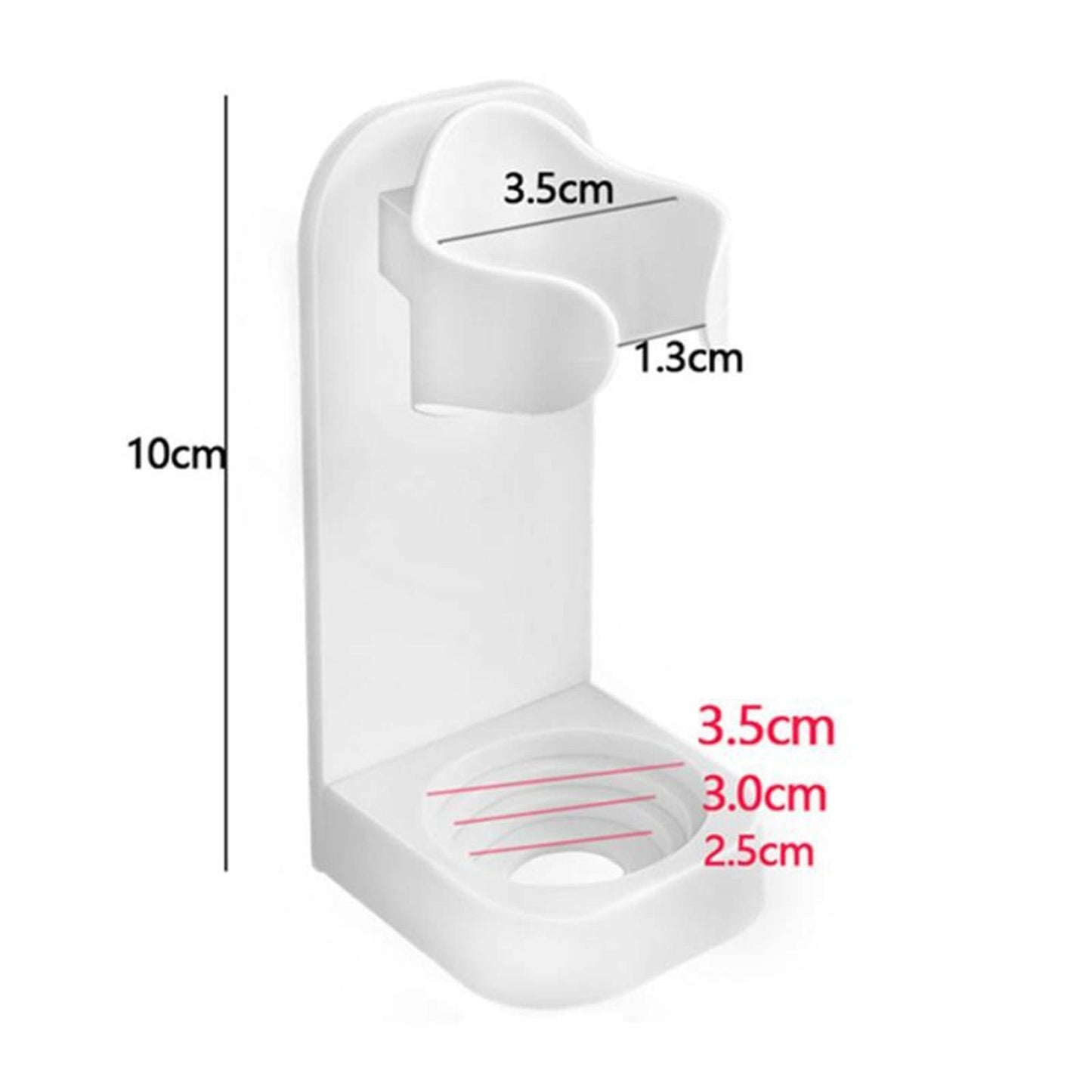 Home Bathroom Wall Mounted Toothbrush Holder 4x