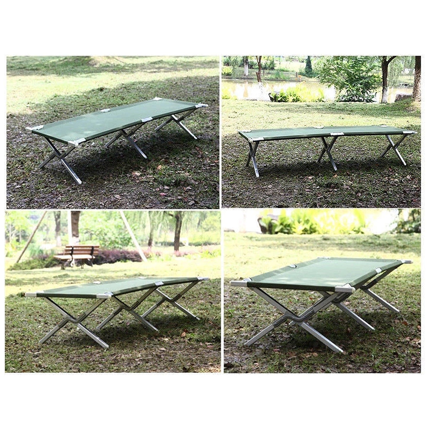 Foldable Camping Bed Stretcher Portable Lightweight Outdoor