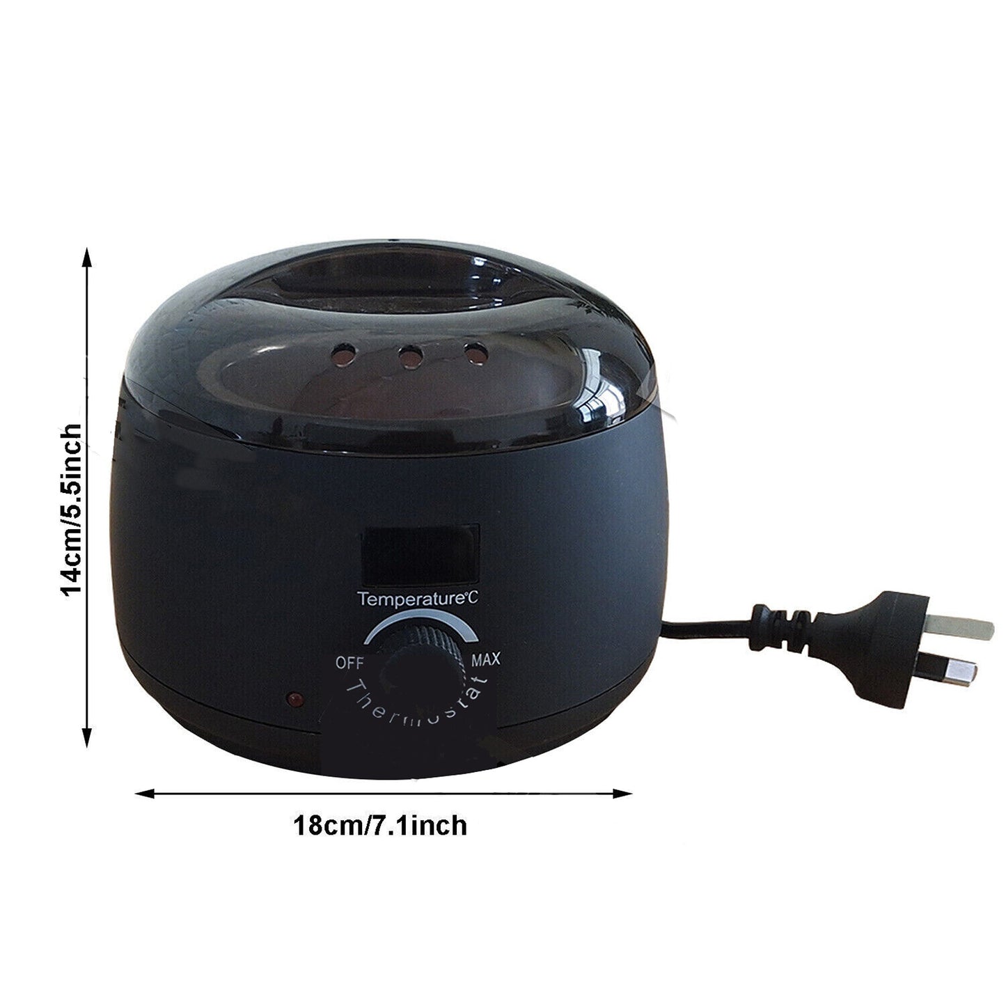 Hair Removal Wax Warmer Kit LED Paraffin Heater for Home & Salon Use