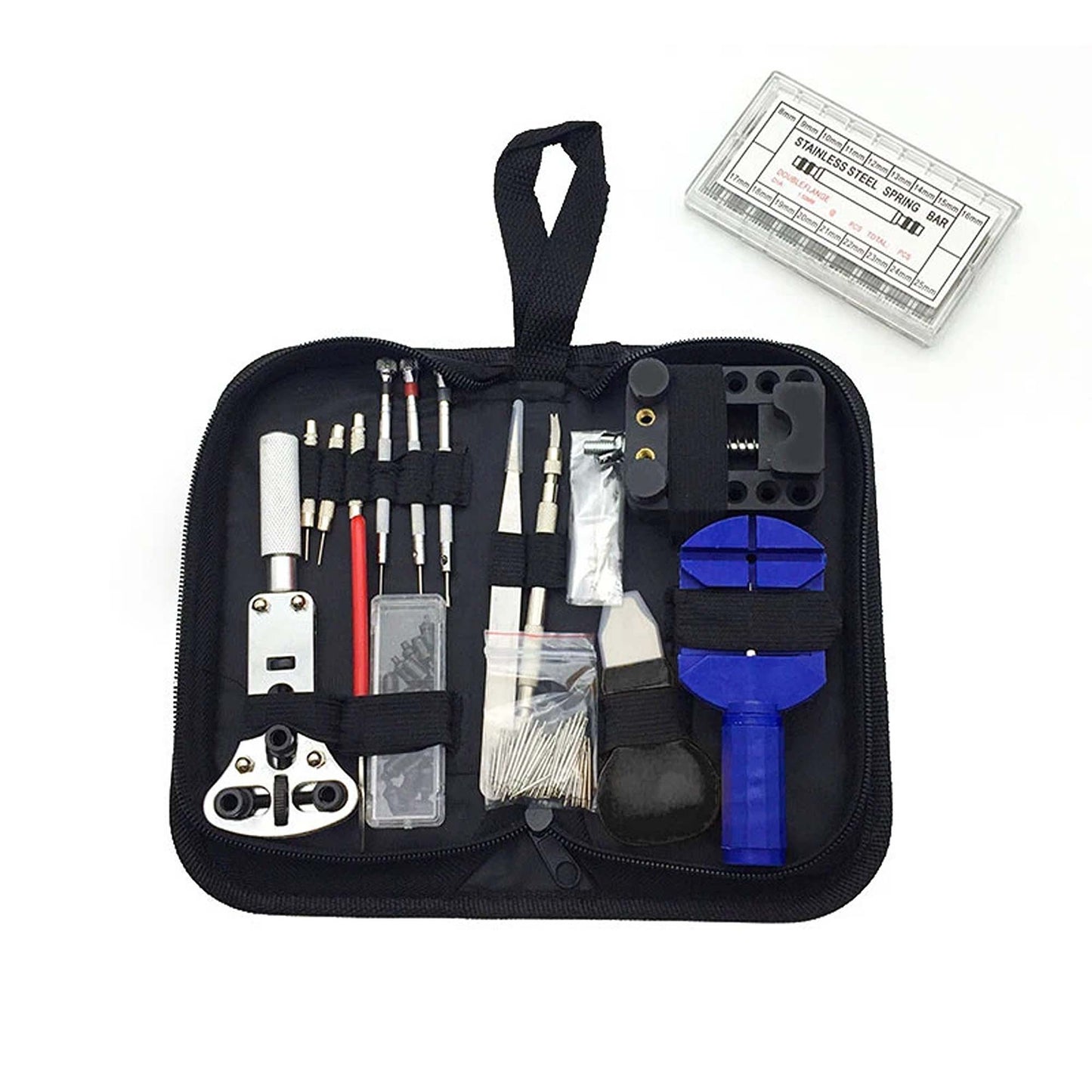 504 Piece Watch Repair Tool Kit with Case Opener