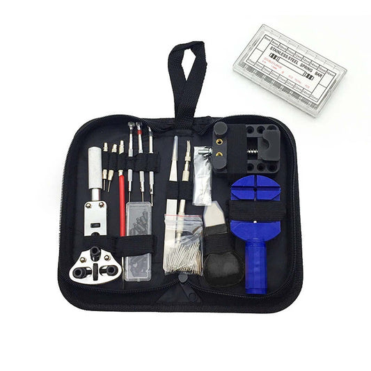 504 Piece Watch Repair Tool Kit with Case Opener