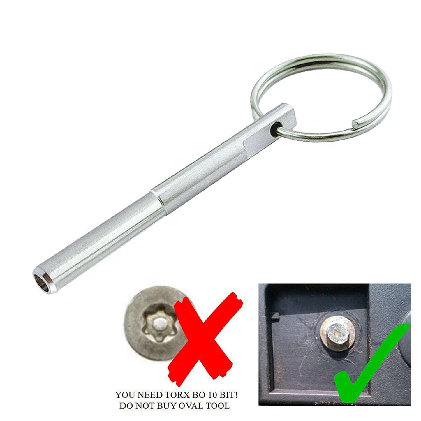 Oval Head Bit Repair Tool Kit for Jura AEG Coffee Machines