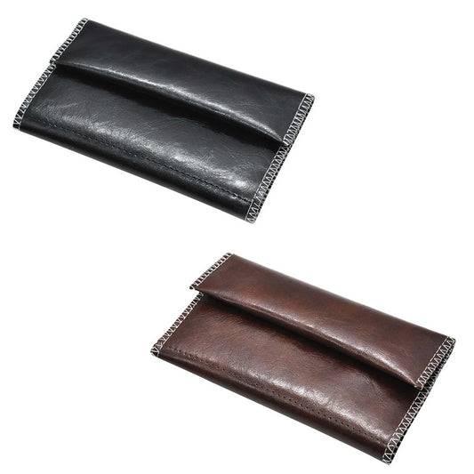 Random Colour Leather Cigarette Rolling Tobacco Case