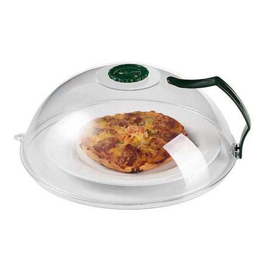 Green Microwave Food Cover Anti Splash Guard with Ventilated Steam Release