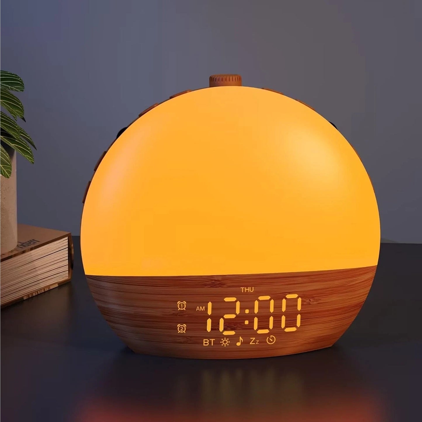 Sunrise Alarm Clock Wake Up Light With Sound Machine And White Noise