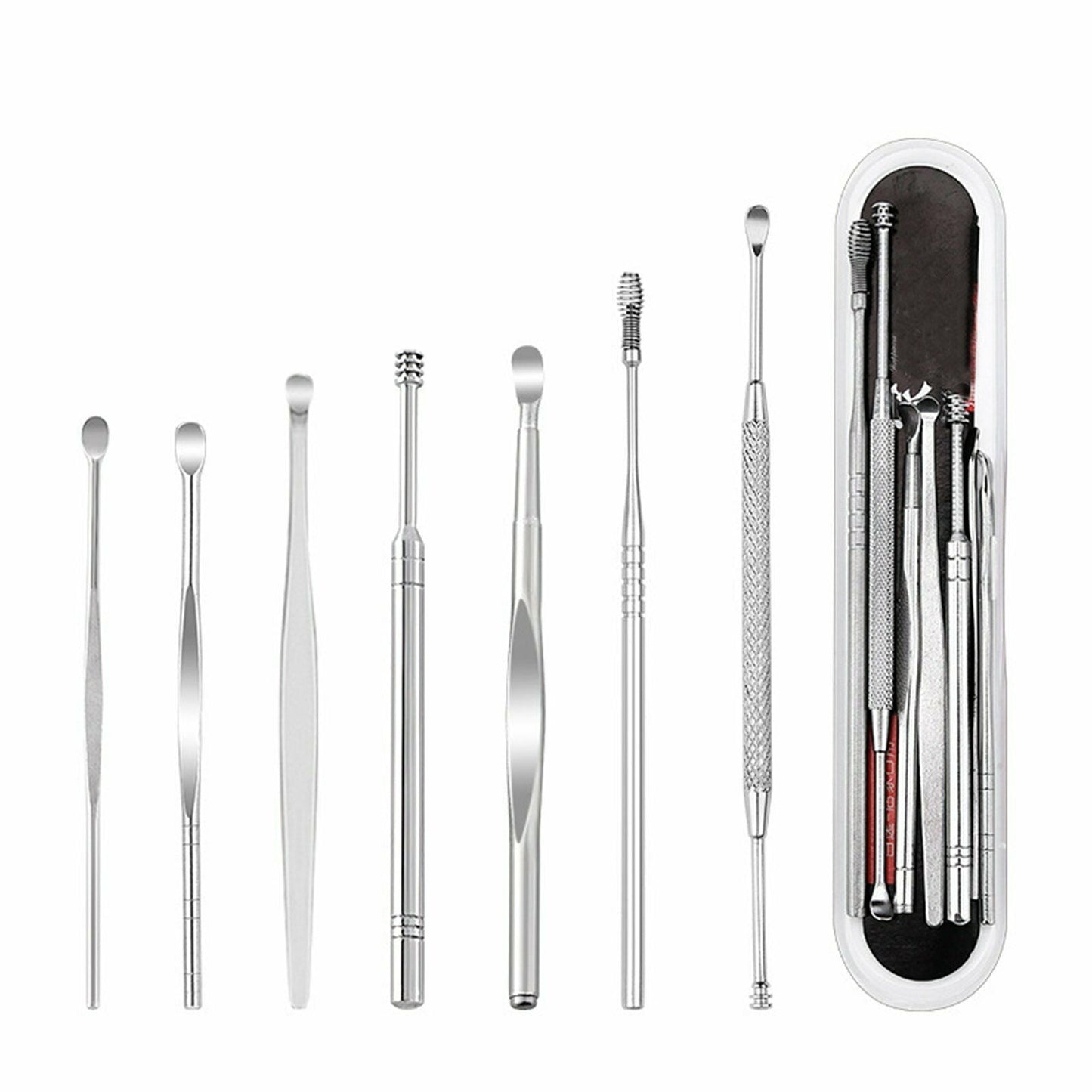 Stainless Steel Ear Wax Cleaner Picker - 7pcs
