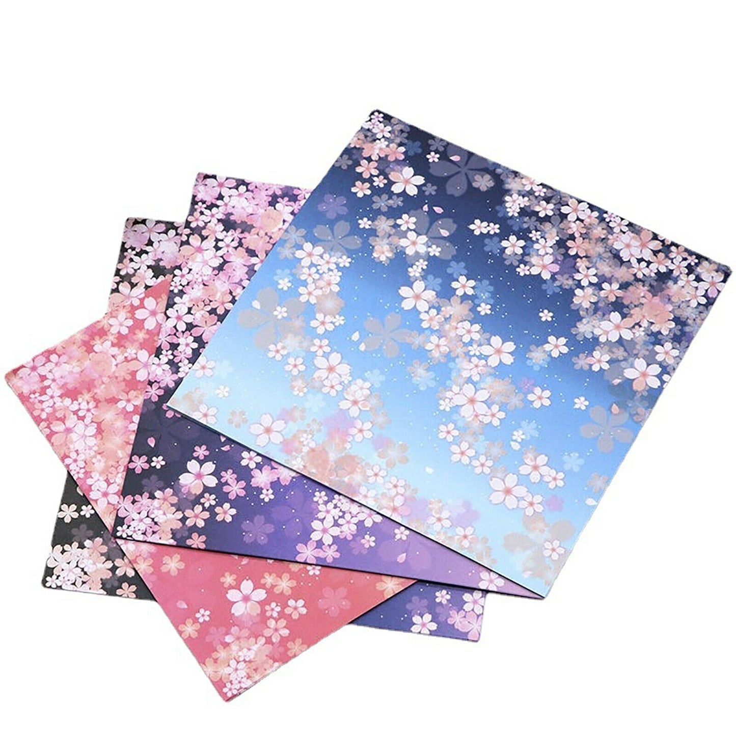 4 Style Japanese Sakura Origami Square Craft Paper