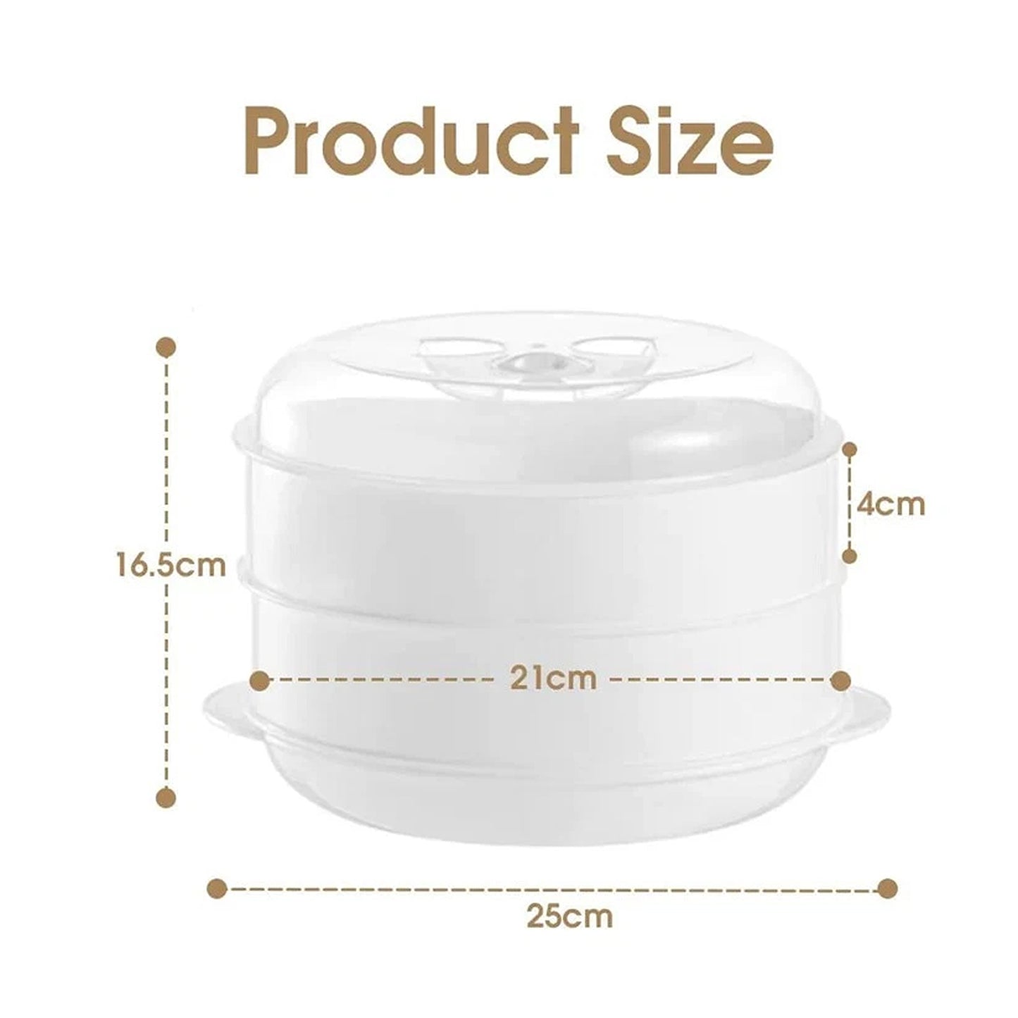 Double Layer Microwave Steamer for Quick and Healthy Cooking