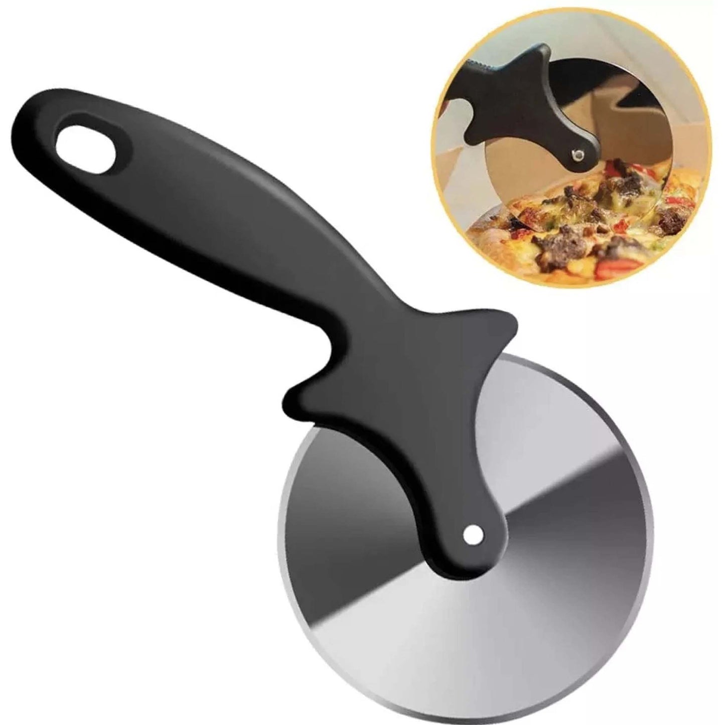 Pizza Wheel Cutter Stainless Steel Kitchen Tool