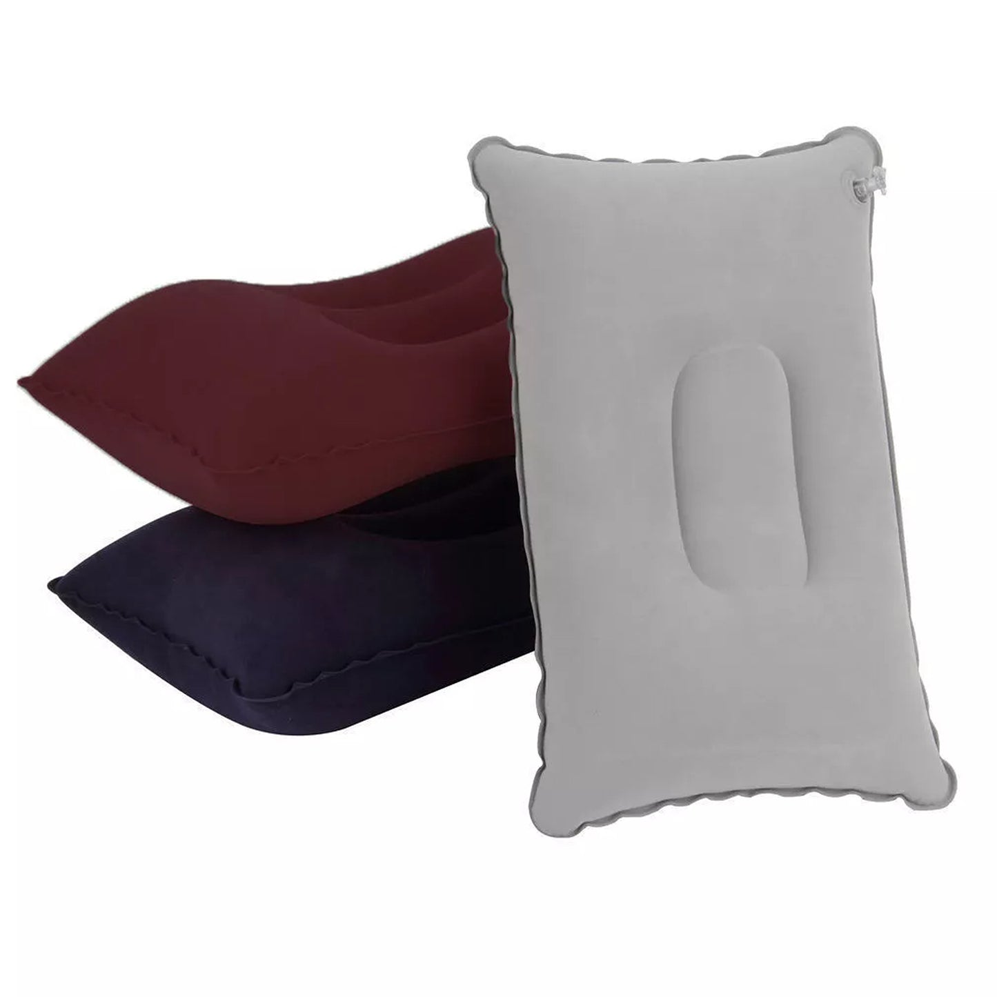 Camping Inflatable Pillow Mat Double Sided Travel Cushion