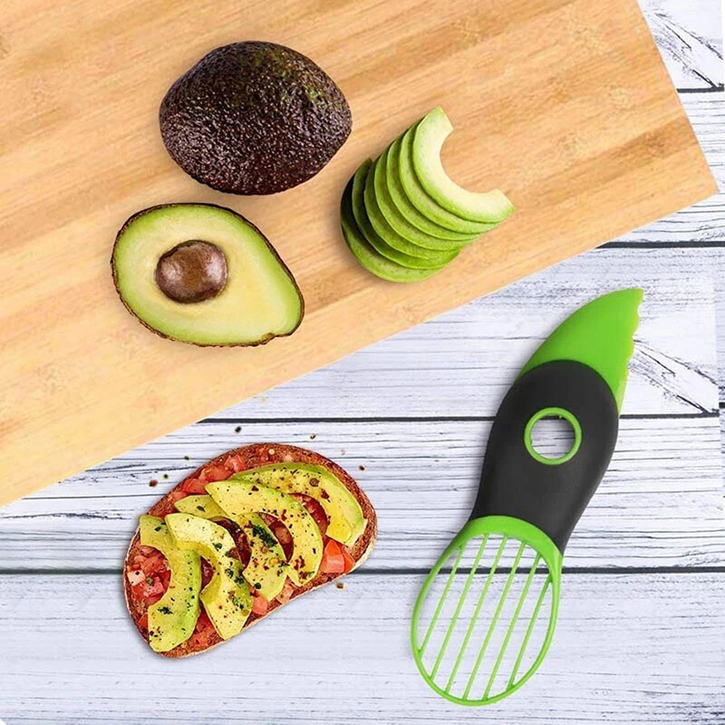 3 in 1 Avocado Slicer Knife Peeler Cutter Tool