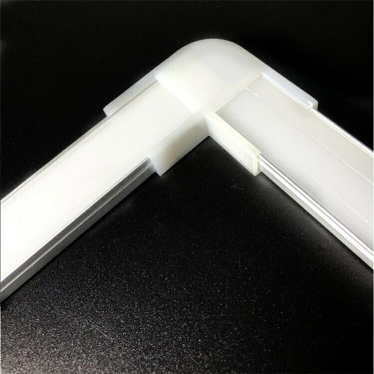 Thin Aluminium LED Strip Lights - White 10x1m