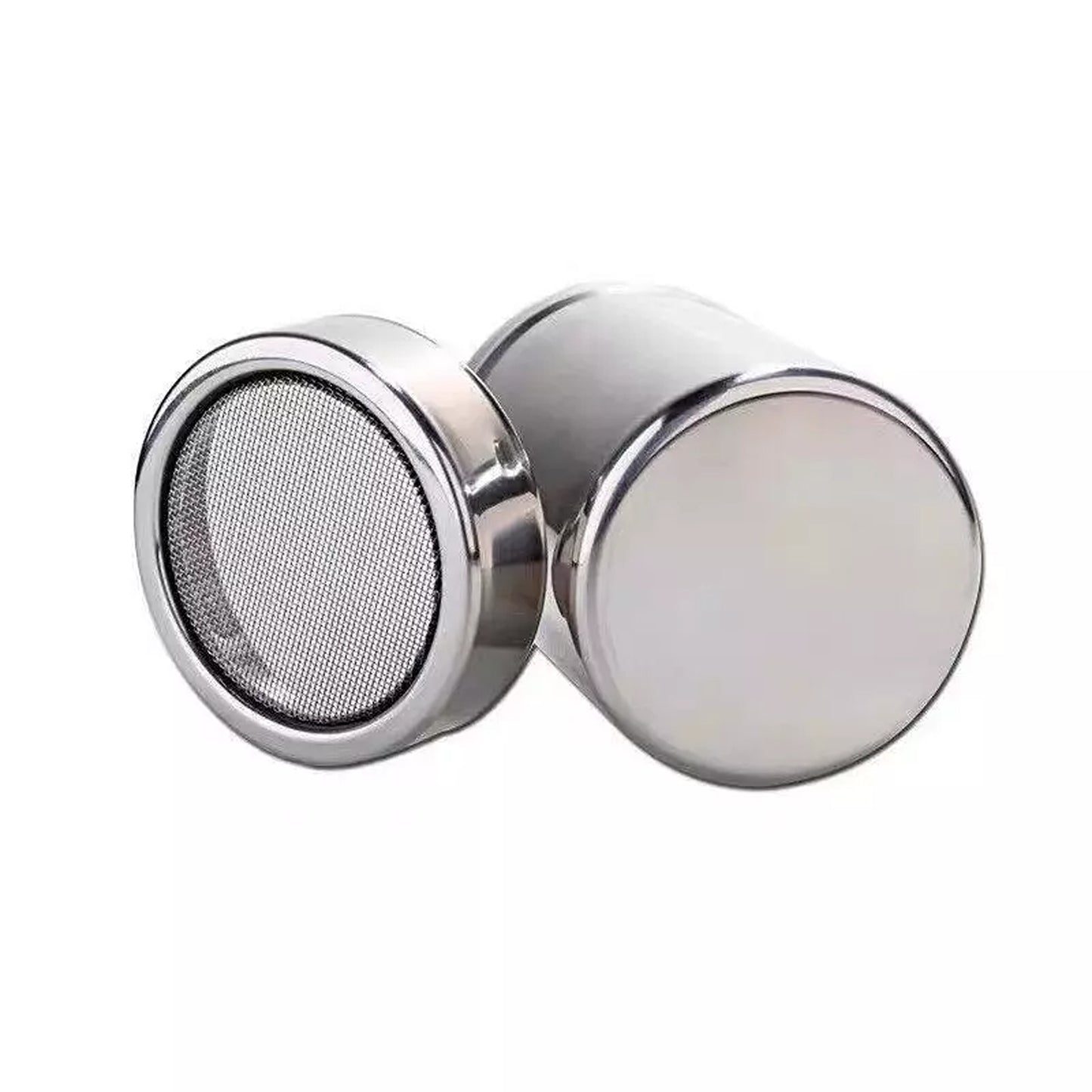 Stainless Steel Chocolate Powder Shaker for Coffee and Desserts