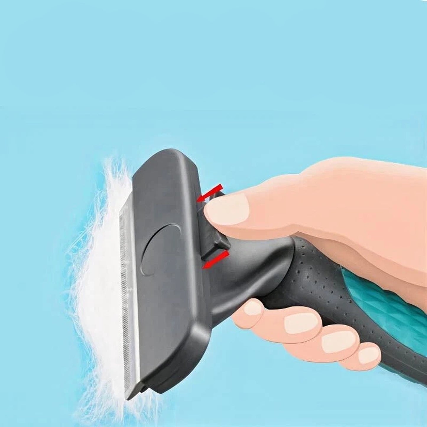 Pet Hair Remover Brush Stainless Steel Comb for Dog and Cat Grooming