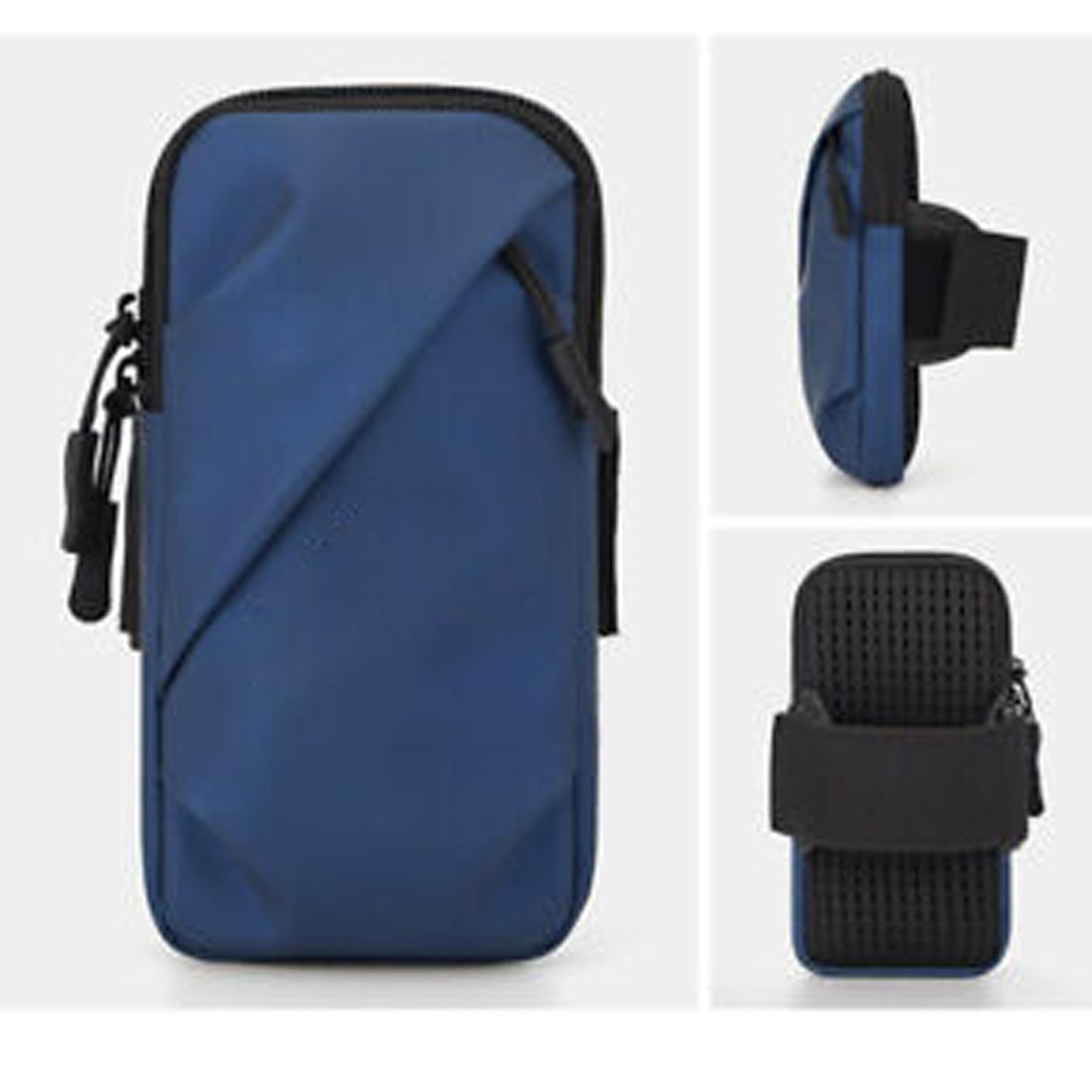 Running Exercise Phone Arm Band Pouch Case - Blue