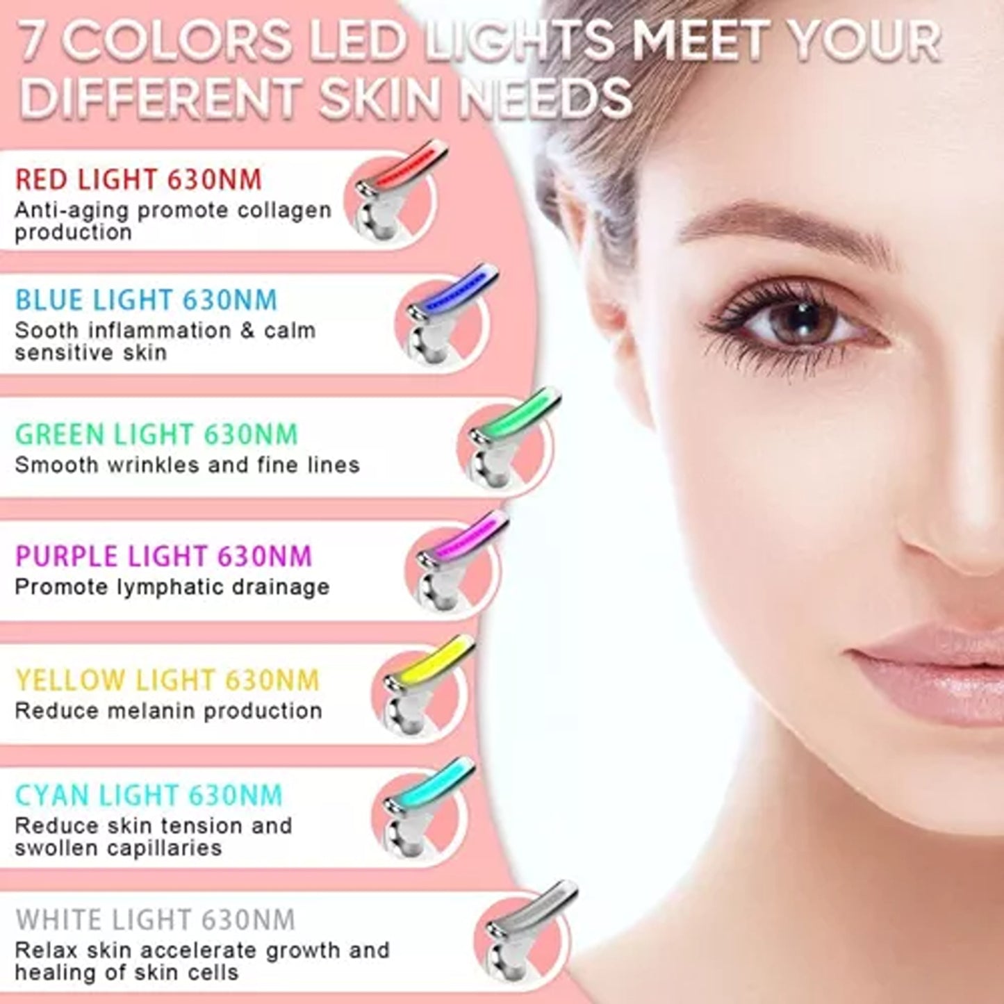 Face and Neck Massager for Wrinkle Reduction and Skin Firming