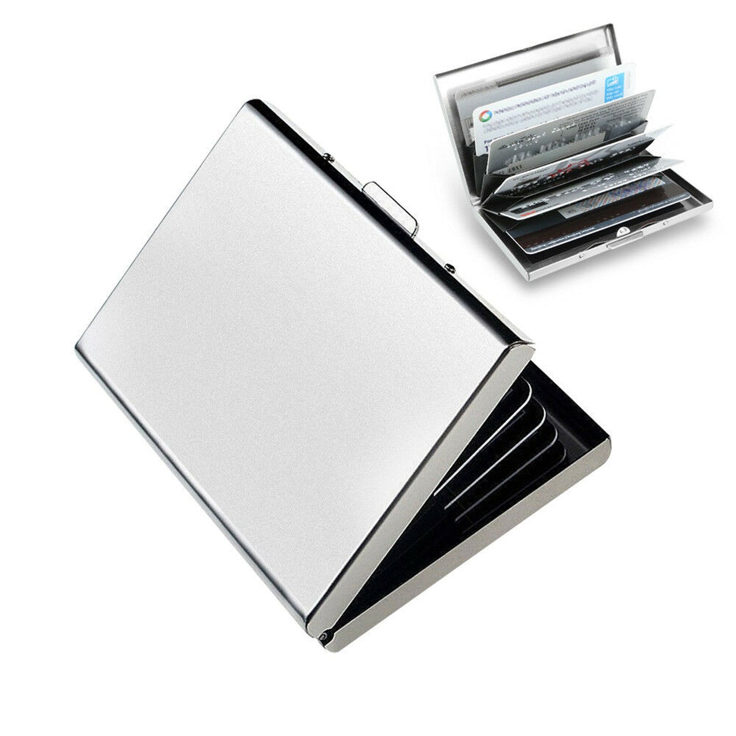 Stainless Steel RFID Card Holder Wallet Case