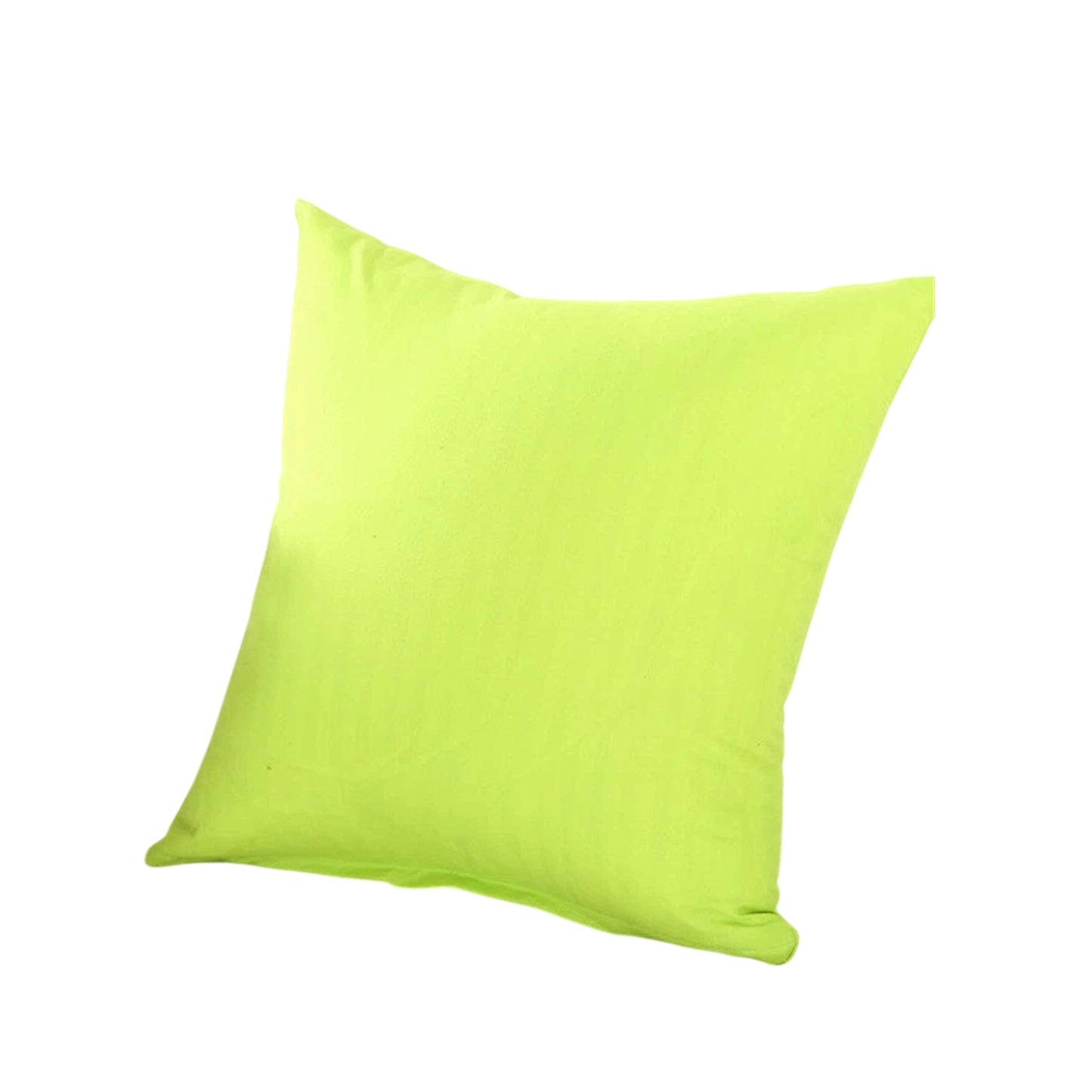 Apple Green Minimalist Plain Cushion Cover Soft Decorative Pillow Case