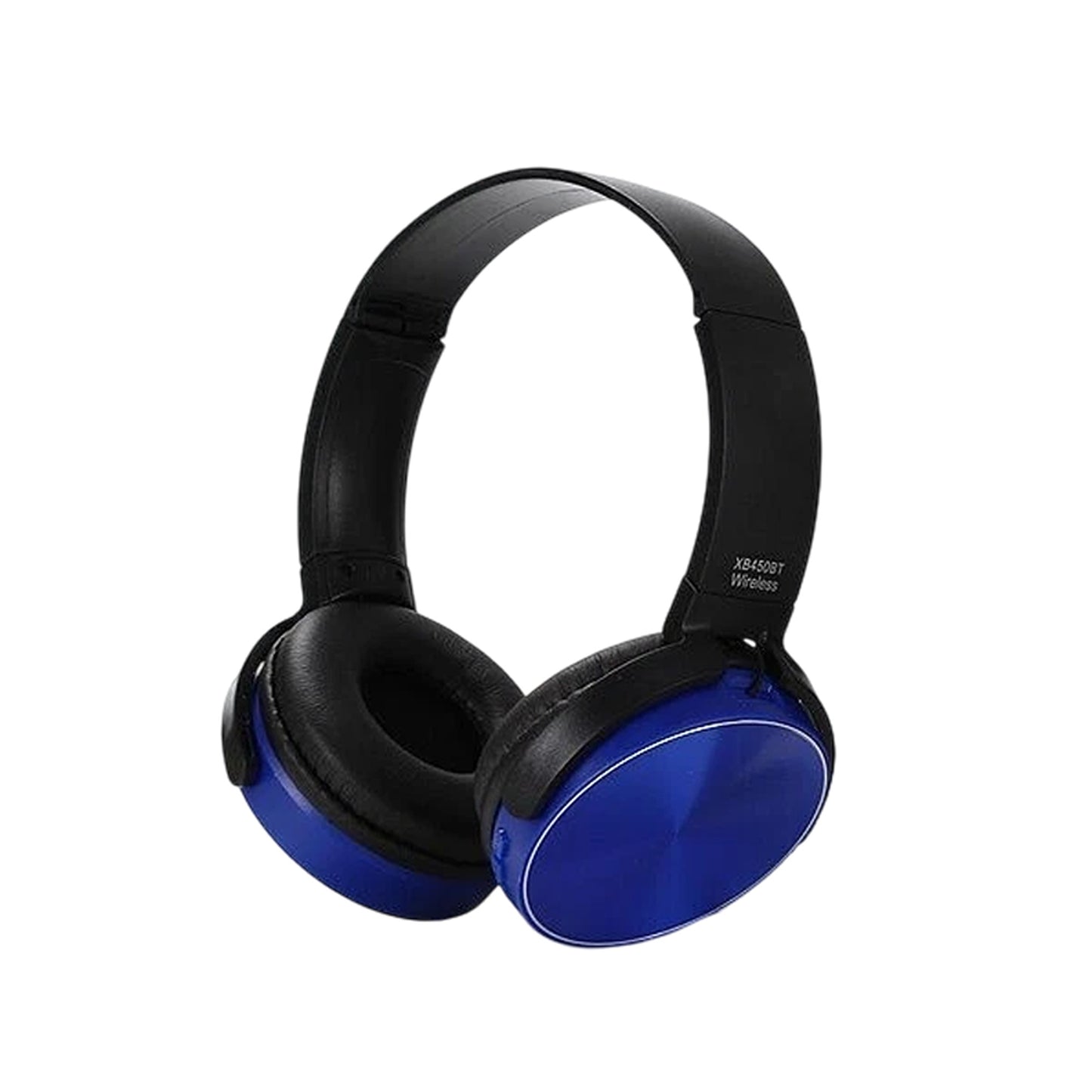 Blue Bluetooth Wireless Noise Cancelling Headphones with Mic