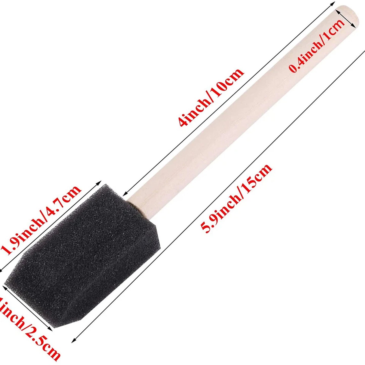 20pcs Foam Sponge Paint Brushes for Arts and Crafts