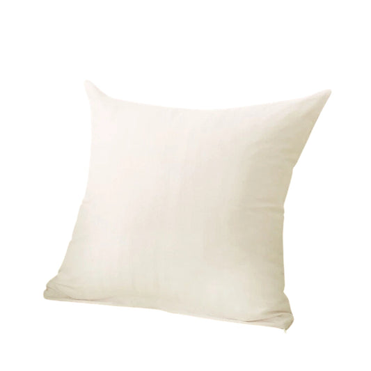 Ivory Minimalist Plain Cushion Cover Soft Decorative Pillow Case