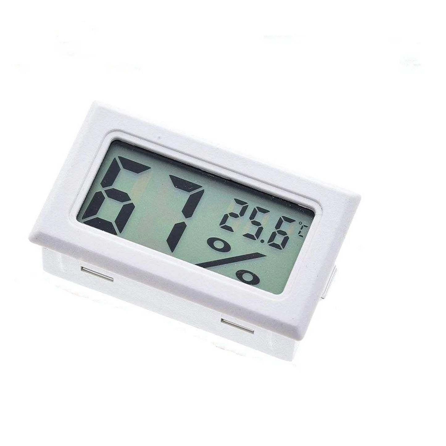 White Mini LCD Thermometer Hygrometer Indoor Temperature Humidity Gauge Hygrometer Indoor Temperature Humidity Gauge