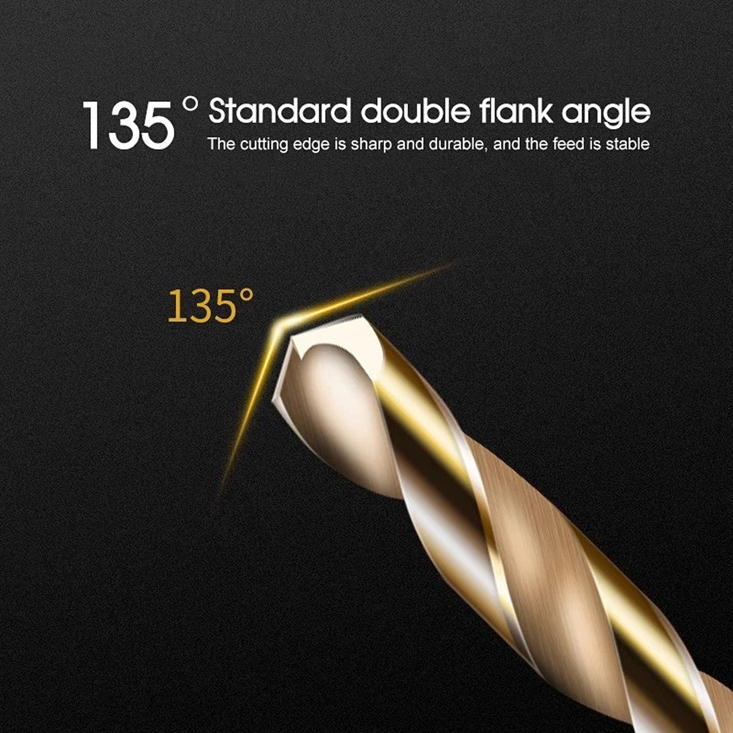 13 Piece Quick Change Drill Bit Set with Hex Shank