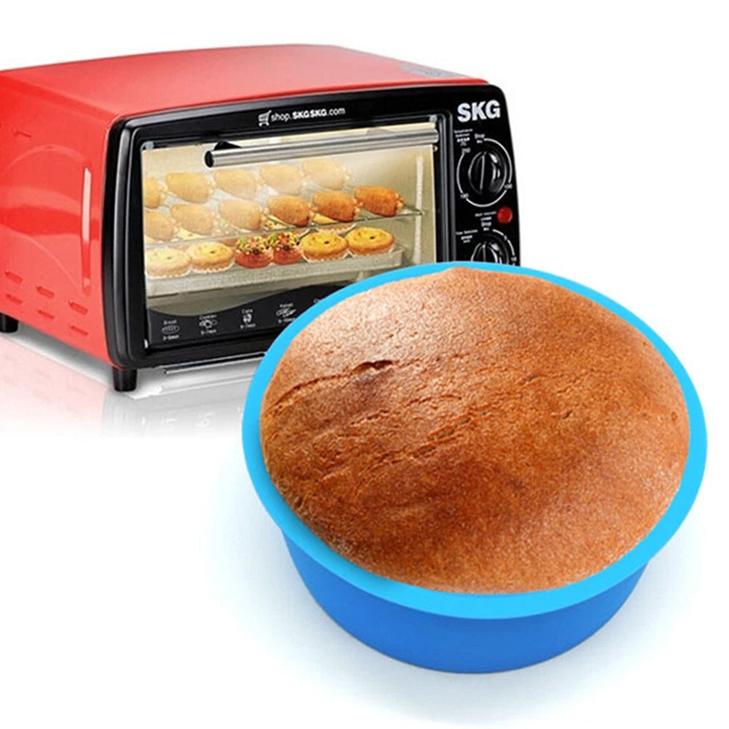 9 Inch Silicone Baking Mold for Cakes and Bread