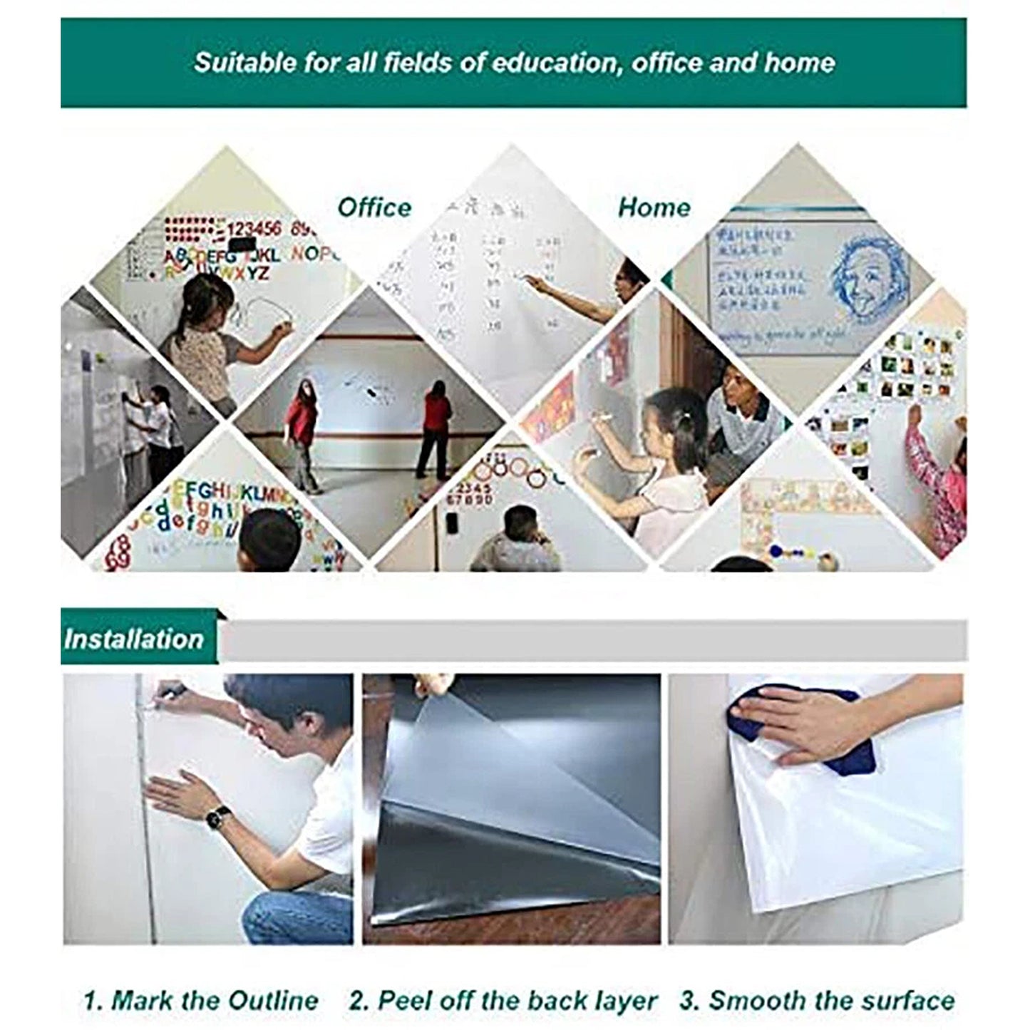 A3 Fridge Whiteboard Planner with Pen and Eraser