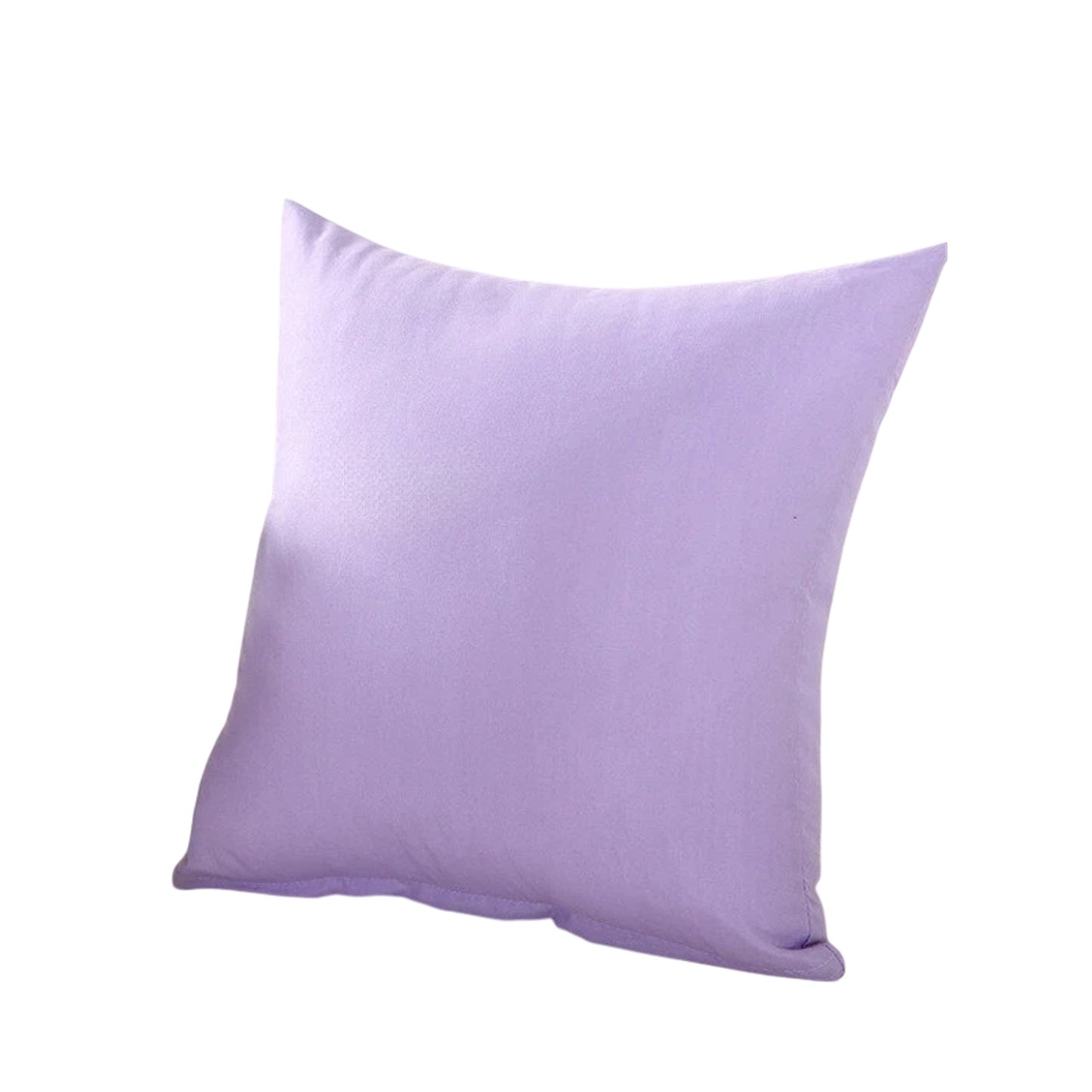 Lavender Minimalist Plain Cushion Cover Soft Decorative Pillow Case