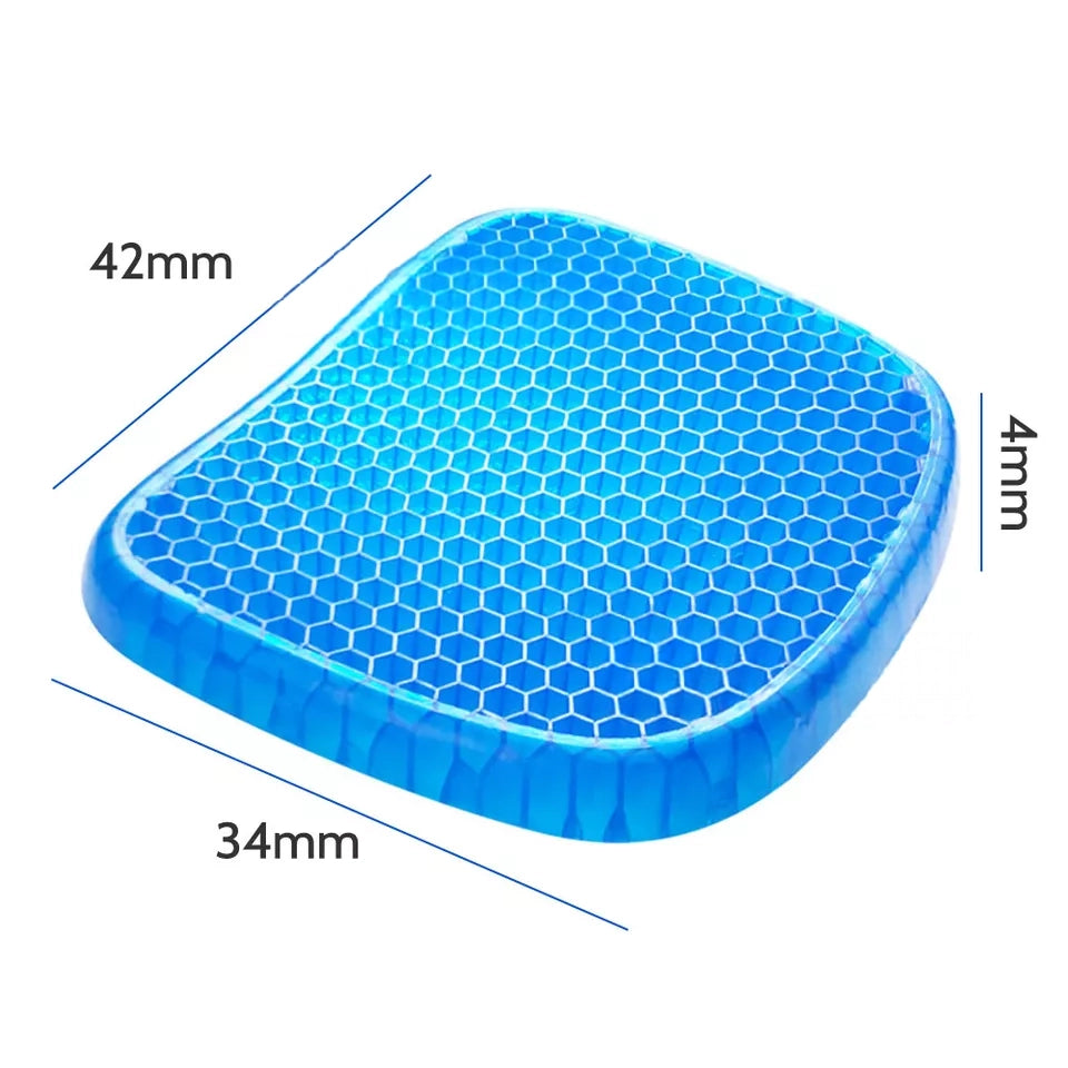 Double Layer Gel Honeycomb Seat Comfort Support Cushion Cooling Flex Pain Relief