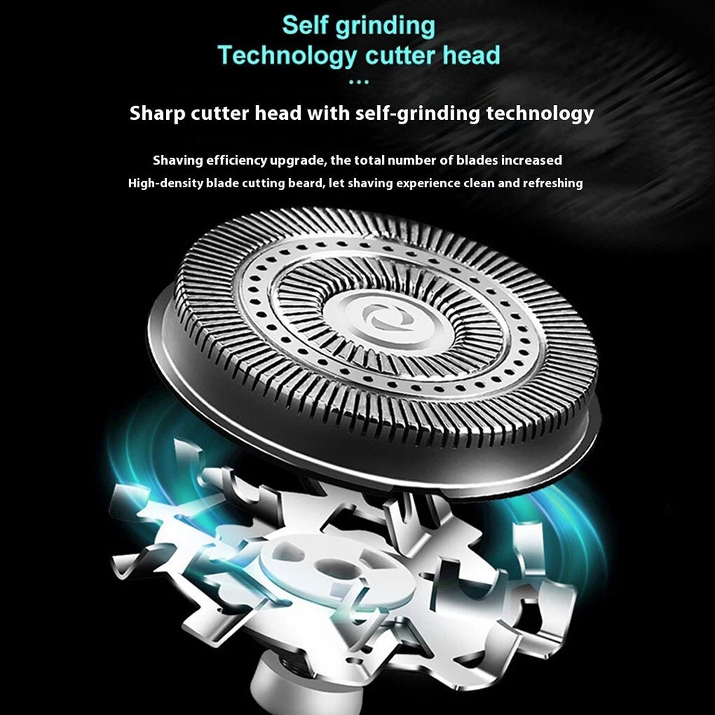 Grey Mini Electric Razor for Men Pocket Size Rechargeable
