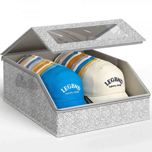 Large Non Woven Fabric Hat Storage Box for Baseball Caps