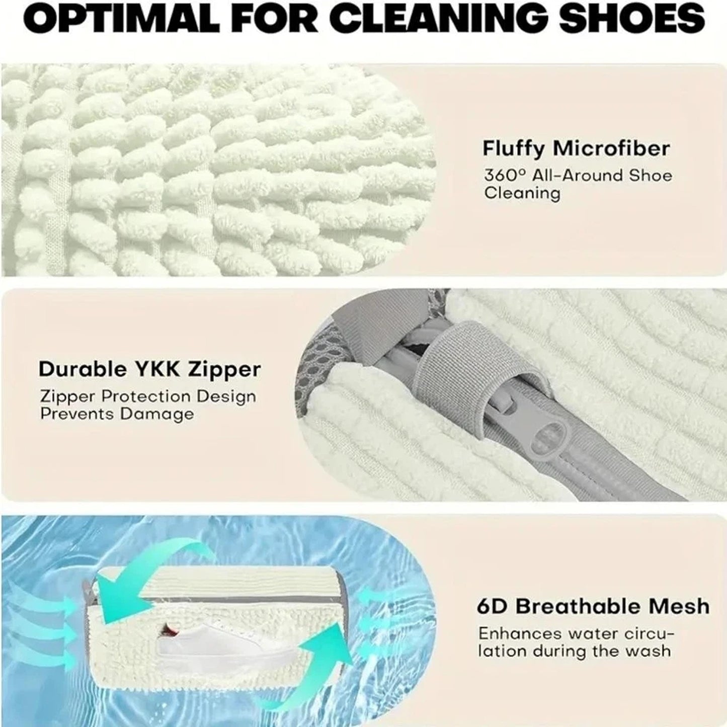 2 Pack Shoe Laundry Bag Washing Machine Sneaker Wash Protector
