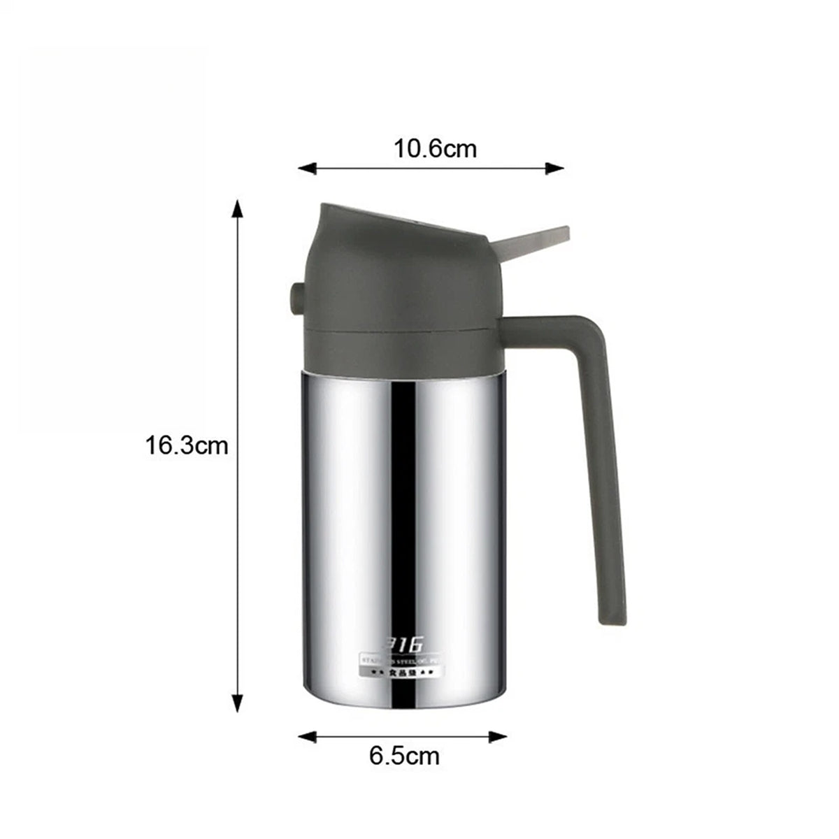 360ML Stainless Steel Cooking Oil Spray Bottle and Dispenser