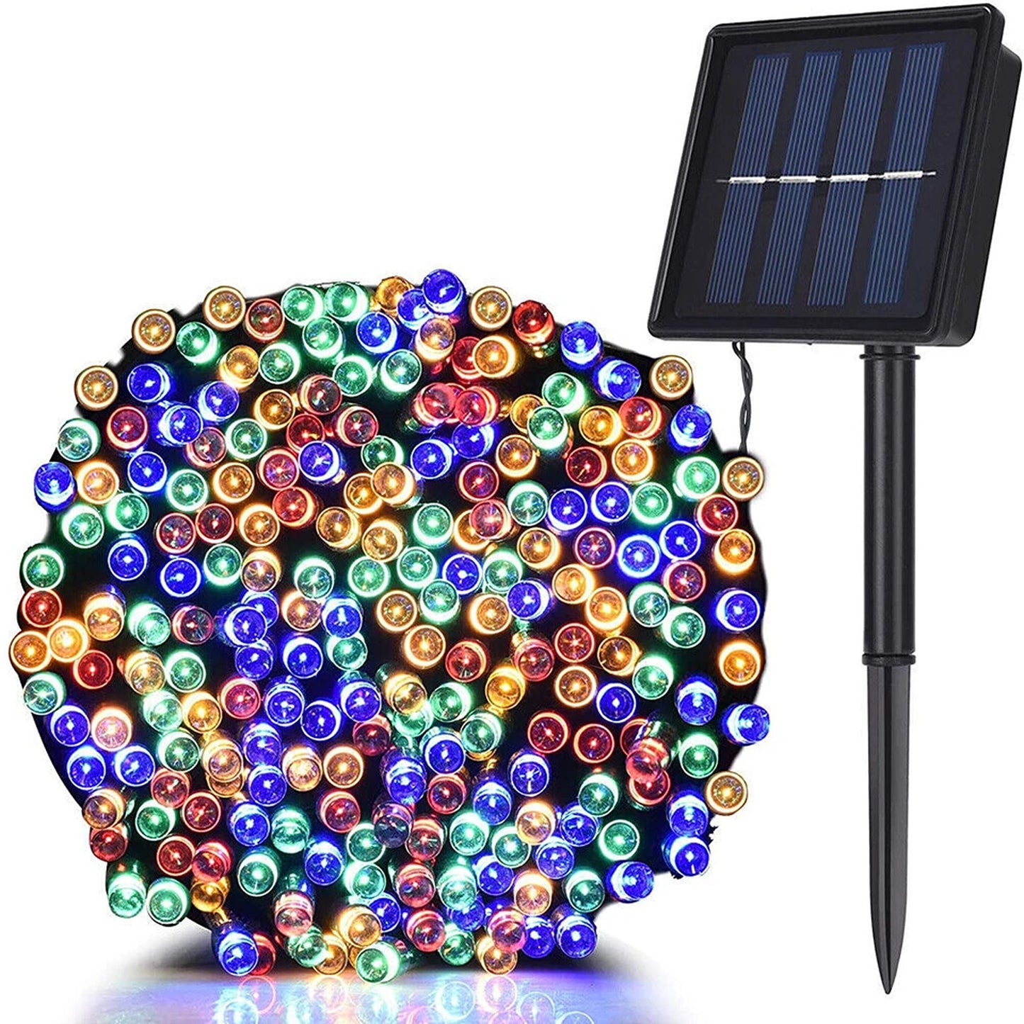 Multicolour Solar Fairy String Lights 100 200 500 LED Outdoor Garden Decoration