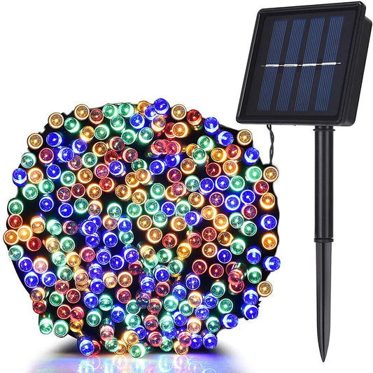 Multicolour Solar Fairy String Lights 100 200 500 LED Outdoor Garden Decoration