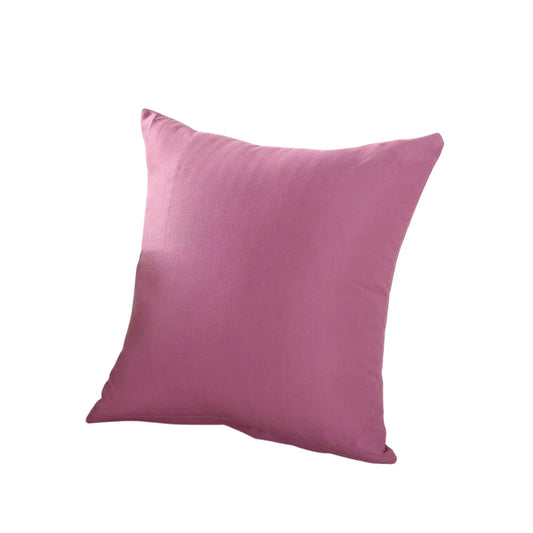 Purple Minimalist Plain Cushion Cover Soft Decorative Pillow Case